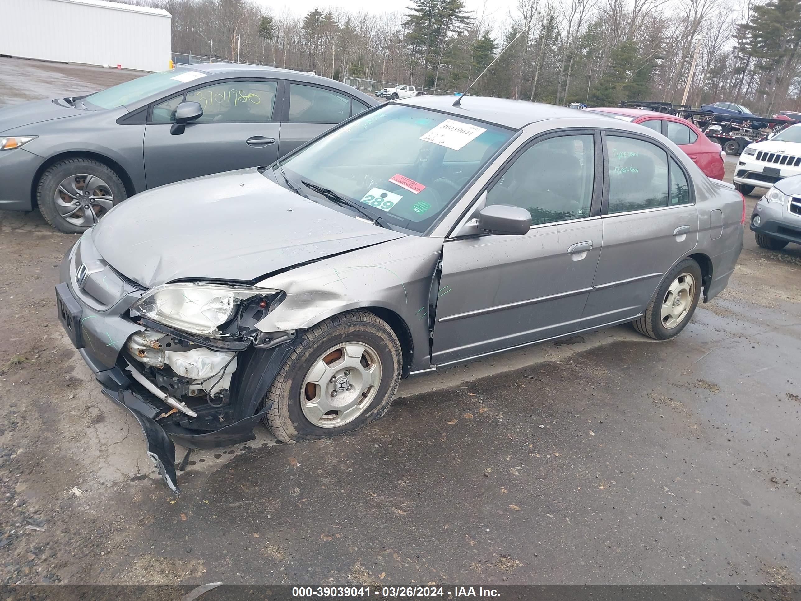 Photo 1 VIN: JHMES96645S007818 - HONDA CIVIC 