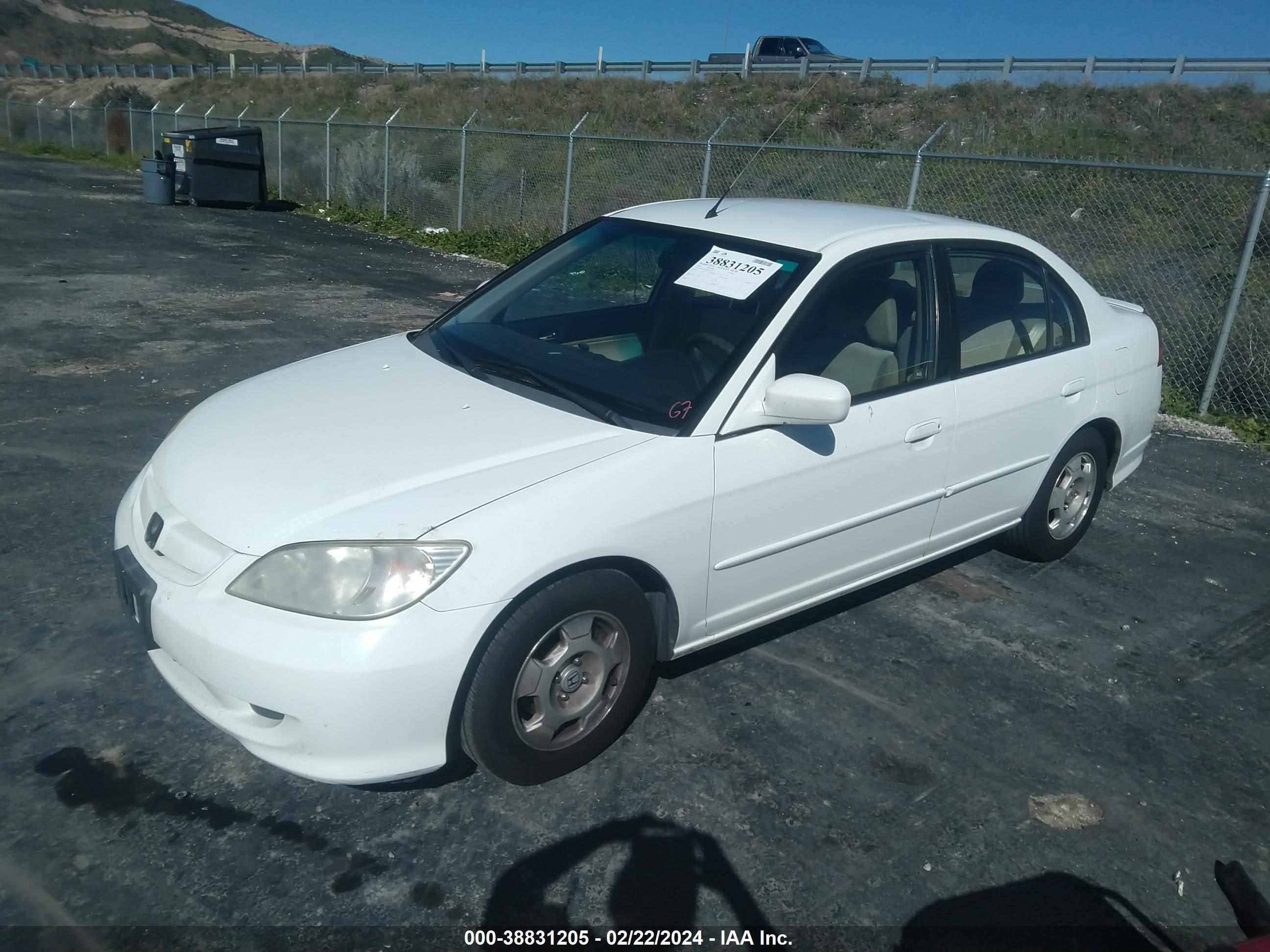 Photo 1 VIN: JHMES966X4S002914 - HONDA CIVIC 