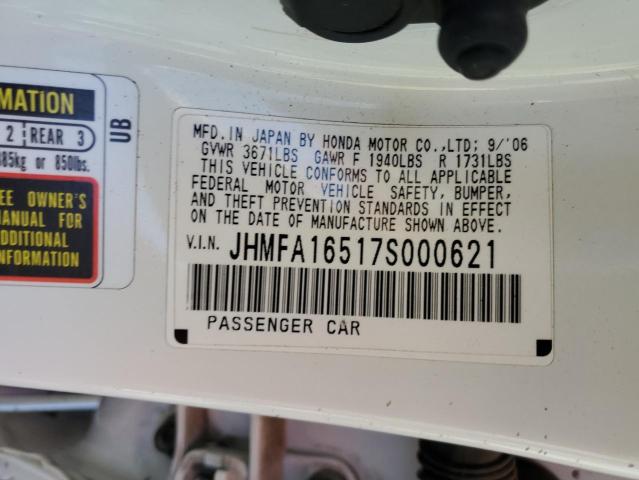 Photo 11 VIN: JHMFA16517S000621 - HONDA CIVIC 