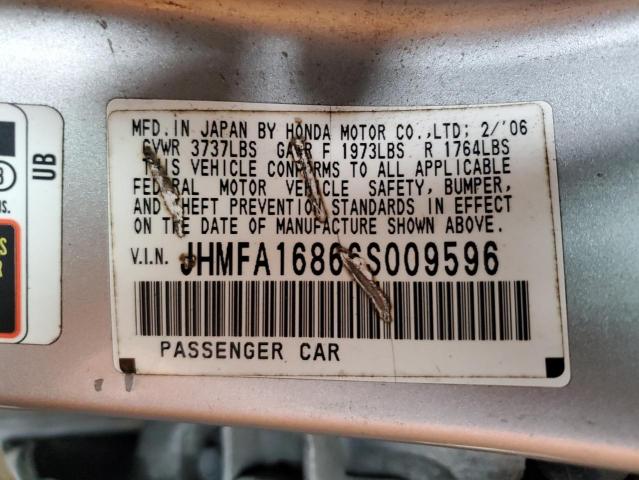 Photo 11 VIN: JHMFA16866S009596 - HONDA CIVIC 