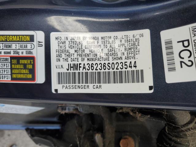 Photo 11 VIN: JHMFA36236S023544 - HONDA CIVIC 