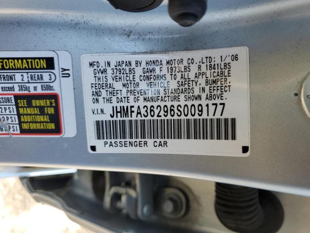 Photo 11 VIN: JHMFA36296S009177 - HONDA CIVIC HYBR 