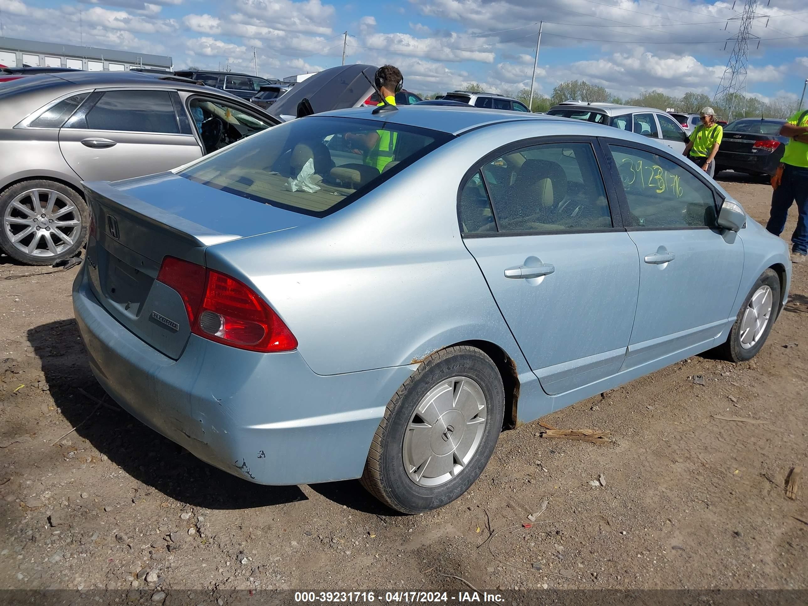 Photo 3 VIN: JHMFA36297S000500 - HONDA CIVIC 