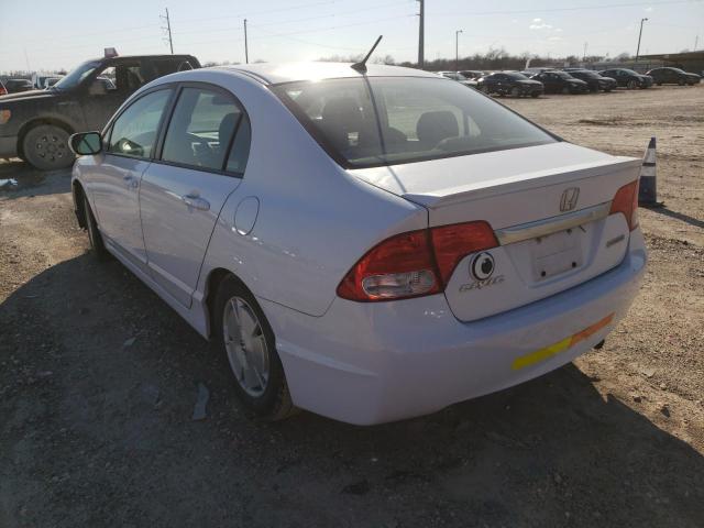 Photo 2 VIN: JHMFA3F27BS000052 - HONDA CIVIC HYBR 