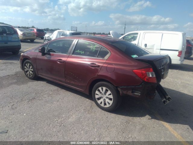 Photo 2 VIN: JHMFB2F57CS001172 - HONDA CIVIC SDN 