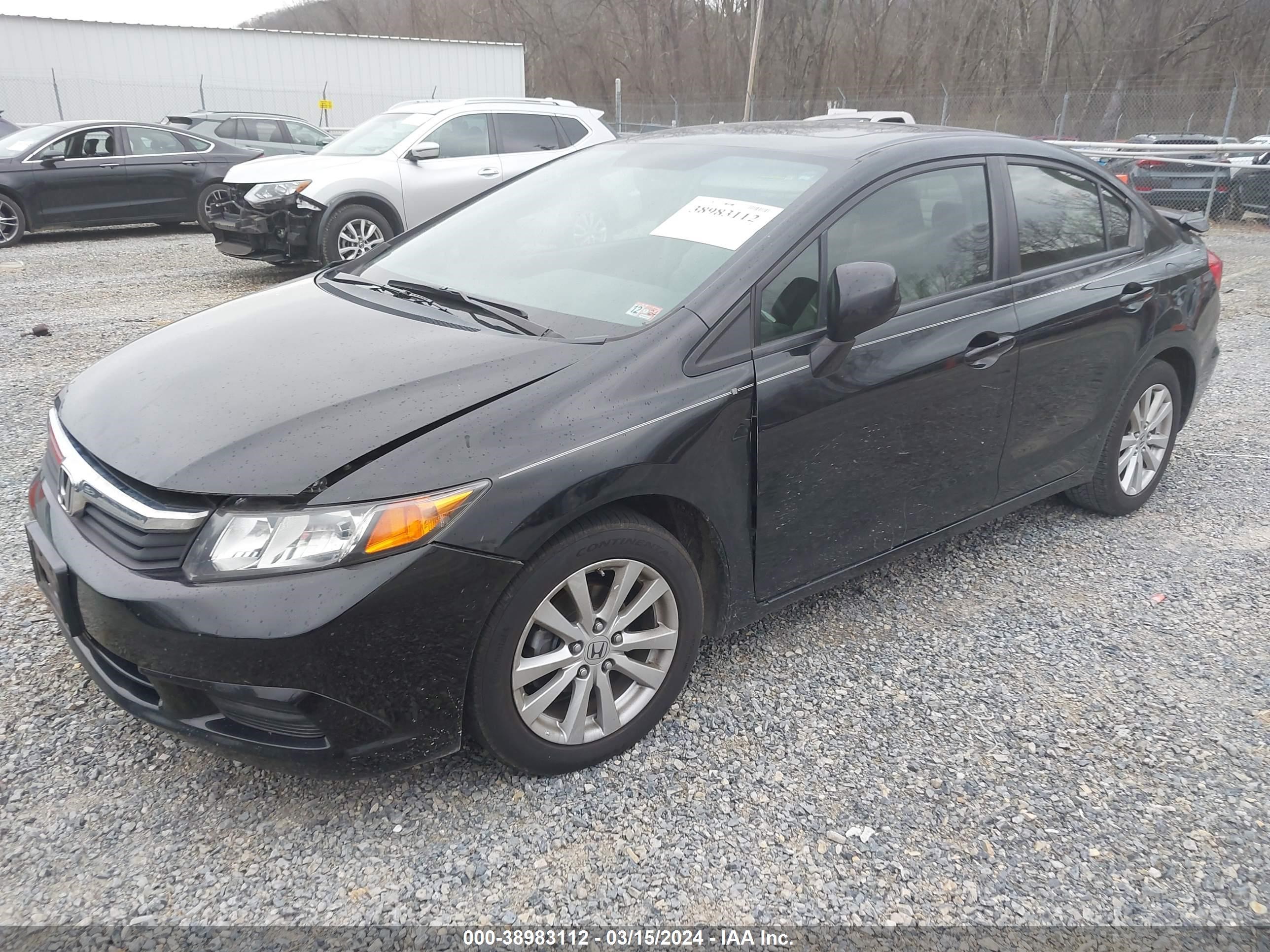 Photo 1 VIN: JHMFB2F87CS002297 - HONDA CIVIC 