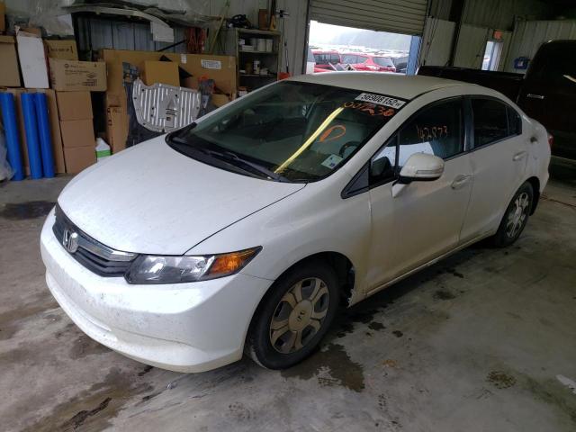 Photo 1 VIN: JHMFB4F21CS007230 - HONDA CIVIC HYBR 