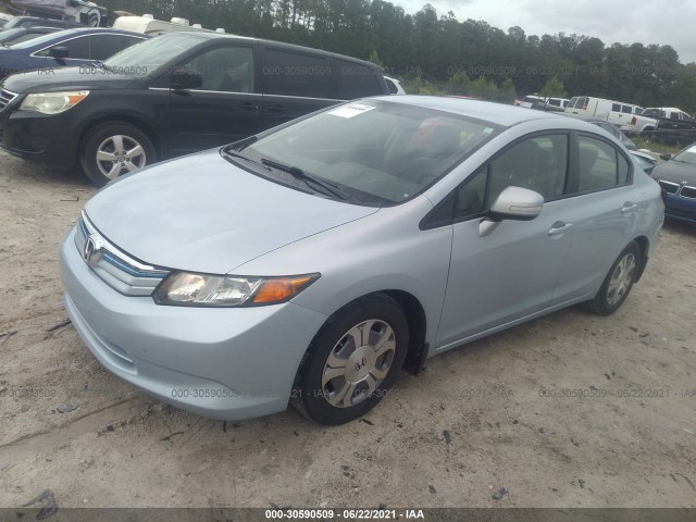 Photo 1 VIN: JHMFB4F21CS009494 - HONDA CIVIC HYBRID 