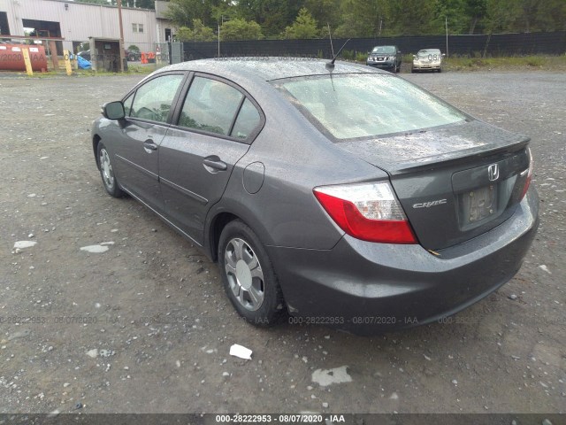 Photo 2 VIN: JHMFB4F24CS007030 - HONDA CIVIC HYBRID 