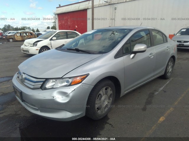 Photo 1 VIN: JHMFB4F27CS003408 - HONDA CIVIC HYBRID 