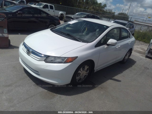 Photo 1 VIN: JHMFB4F27CS005434 - HONDA CIVIC HYBRID 