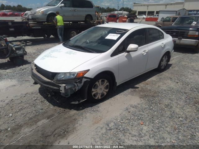 Photo 1 VIN: JHMFB4F28CS006494 - HONDA CIVIC HYBRID 