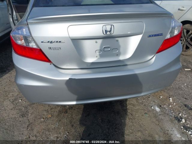 Photo 5 VIN: JHMFB4F28CS007919 - HONDA CIVIC HYBRID 