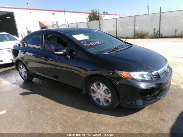 Photo 0 VIN: JHMFB4F28CS009069 - HONDA CIVIC HYBRID 