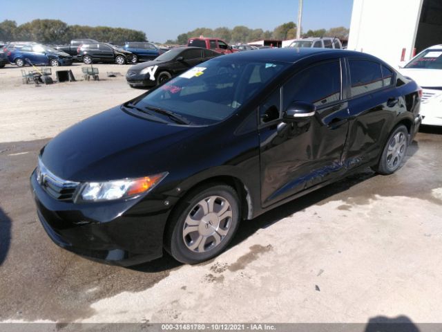 Photo 1 VIN: JHMFB4F28CS009069 - HONDA CIVIC HYBRID 