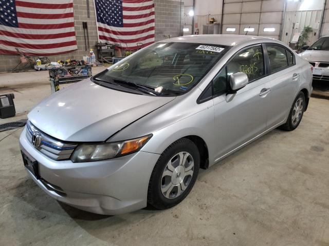 Photo 1 VIN: JHMFB4F28CS010934 - HONDA CIVIC HYBR 