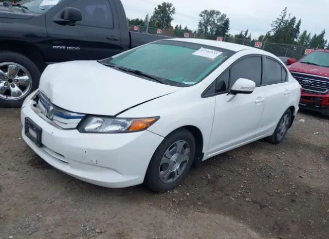 Photo 1 VIN: JHMFB4F29CS000946 - HONDA CIVIC HYBRID 