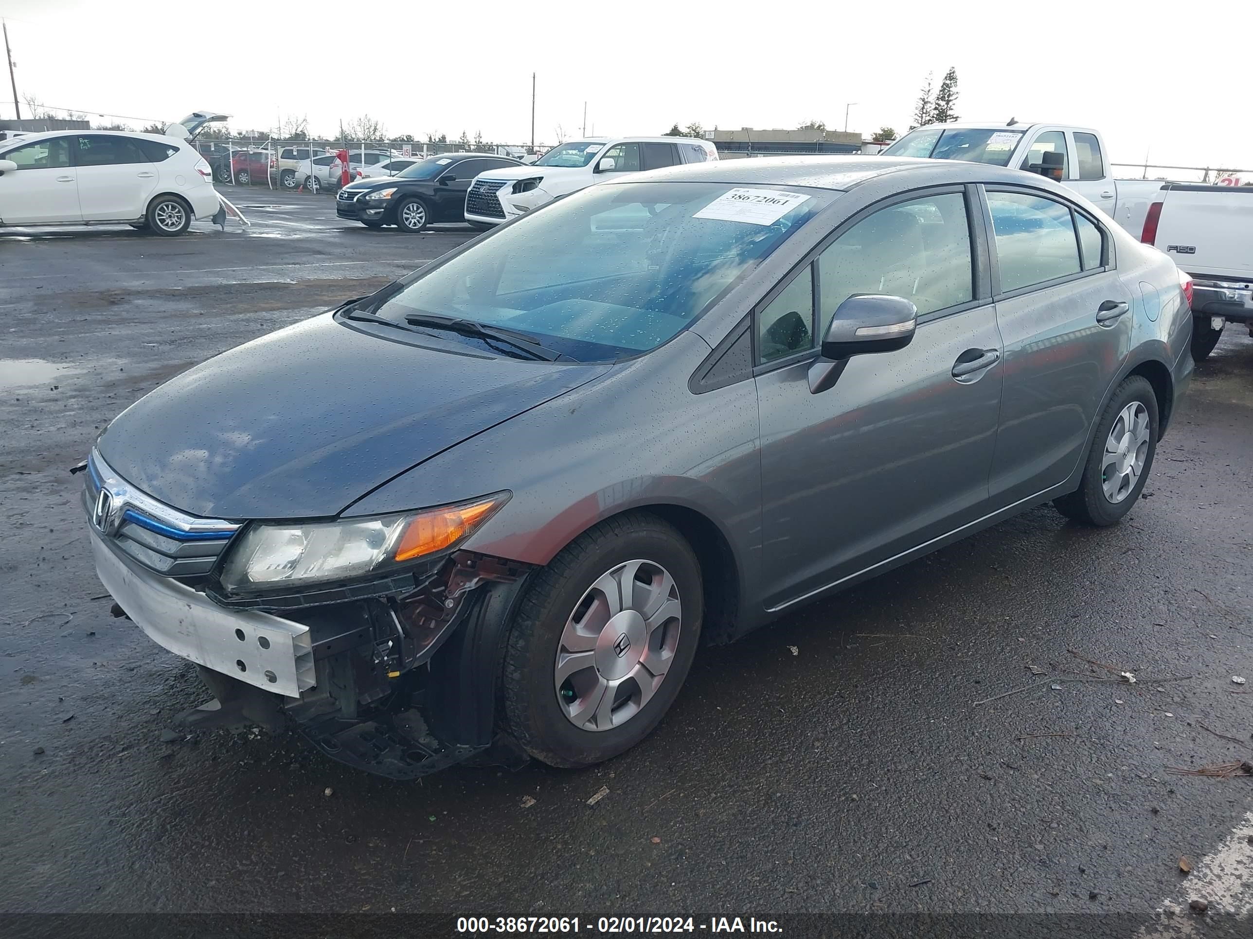 Photo 1 VIN: JHMFB4F29CS002230 - HONDA CIVIC 