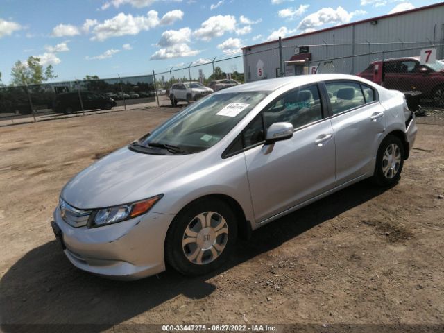 Photo 1 VIN: JHMFB4F2XCS007923 - HONDA CIVIC HYBRID 