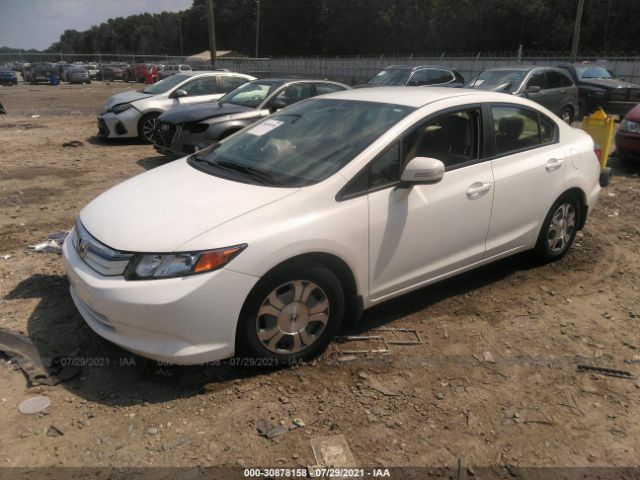 Photo 1 VIN: JHMFB4F2XCS011342 - HONDA CIVIC HYBRID 