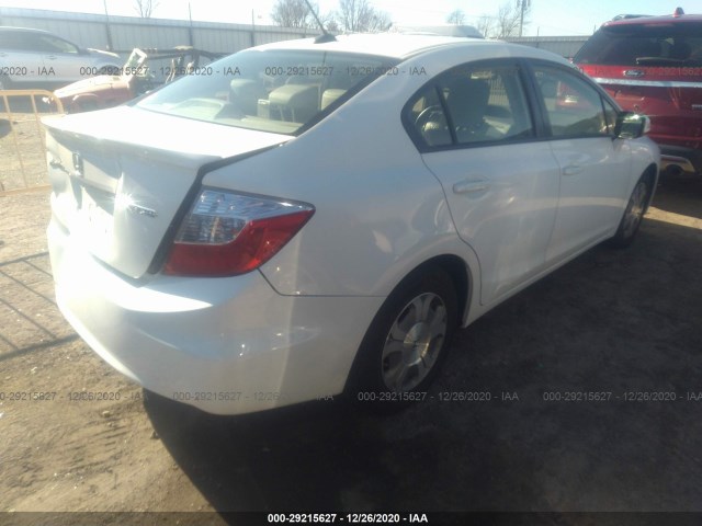 Photo 3 VIN: JHMFB4F33CS008677 - HONDA CIVIC HYBRID 