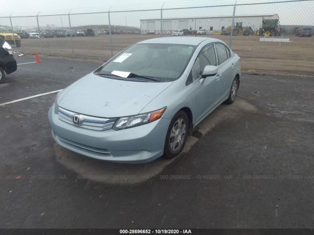 Photo 1 VIN: JHMFB4F35CS004856 - HONDA CIVIC HYBRID 