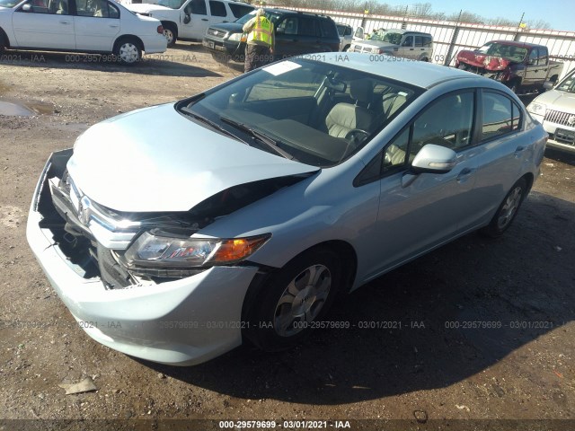 Photo 1 VIN: JHMFB4F36CS005935 - HONDA CIVIC HYBRID 