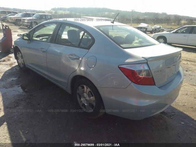 Photo 2 VIN: JHMFB4F36CS005935 - HONDA CIVIC HYBRID 