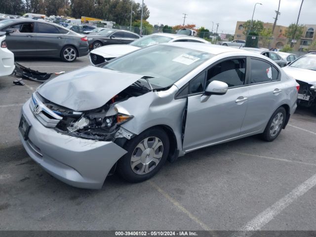 Photo 1 VIN: JHMFB4F39CS004584 - HONDA CIVIC HYBRID 