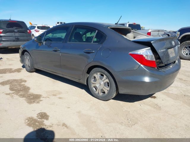 Photo 2 VIN: JHMFB4F39CS005718 - HONDA CIVIC HYBRID 