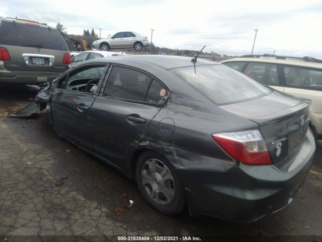 Photo 2 VIN: JHMFB4F39CS005721 - HONDA CIVIC HYBRID 