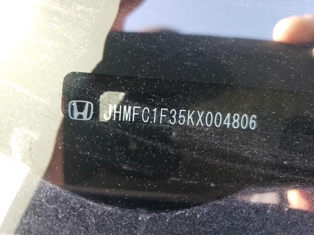 Photo 9 VIN: JHMFC1F35KX004806 - HONDA CIVIC EX 