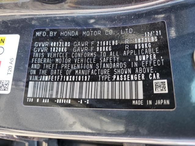 Photo 12 VIN: JHMFE1F71NX010197 - HONDA CIVIC EX 