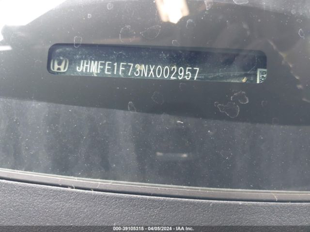 Photo 8 VIN: JHMFE1F73NX002957 - HONDA CIVIC 