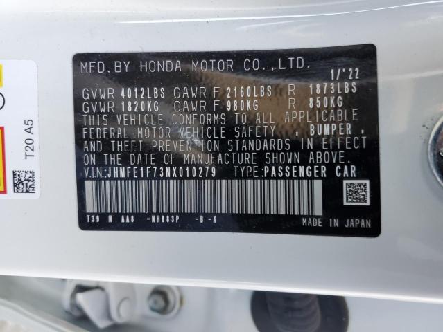 Photo 11 VIN: JHMFE1F73NX010279 - HONDA CIVIC EX 