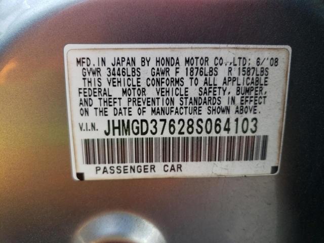 Photo 11 VIN: JHMGD37628S064103 - HONDA FIT 