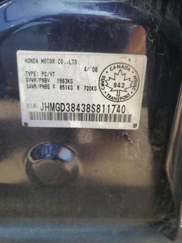 Photo 11 VIN: JHMGD38438S811740 - HONDA FIT 