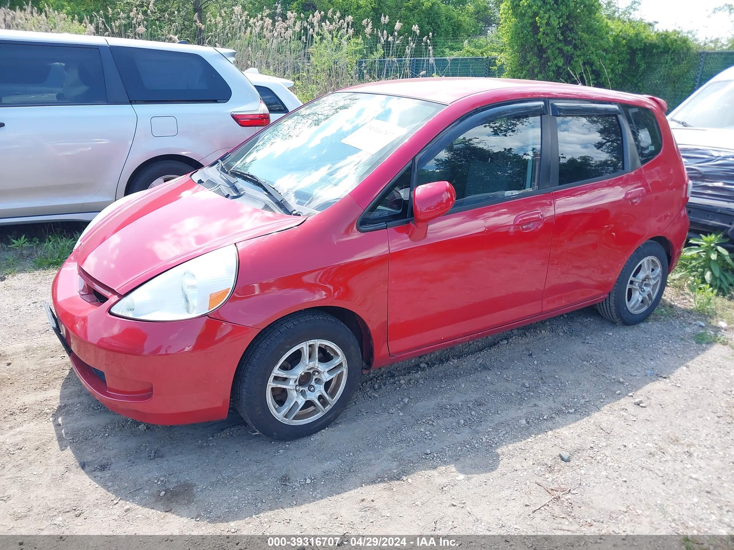 Photo 1 VIN: JHMGD38448S053682 - HONDA FIT 