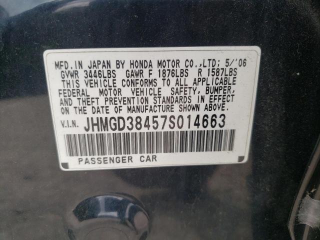 Photo 9 VIN: JHMGD38457S014663 - HONDA FIT 