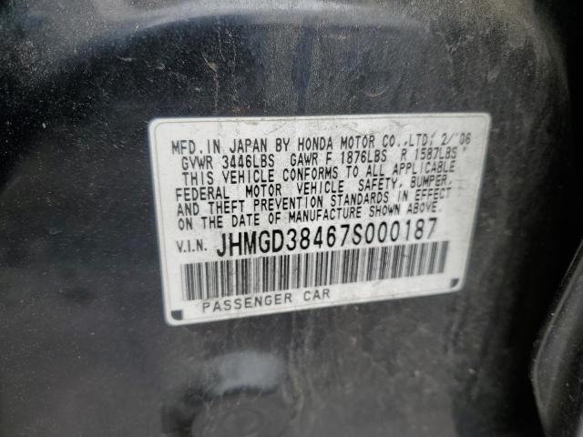 Photo 11 VIN: JHMGD38467S000187 - HONDA FIT 