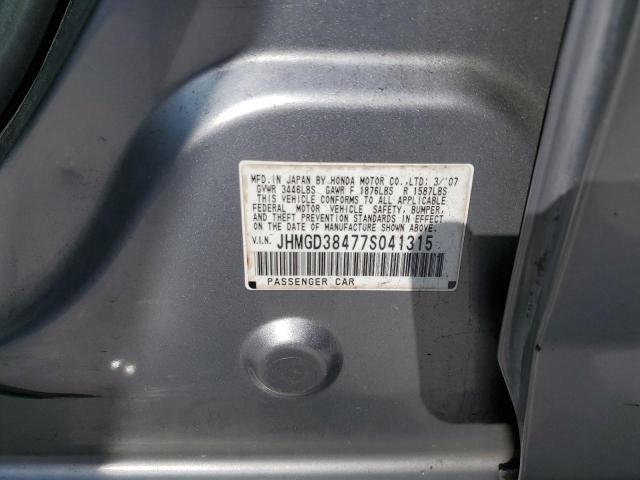 Photo 11 VIN: JHMGD38477S041315 - HONDA FIT 