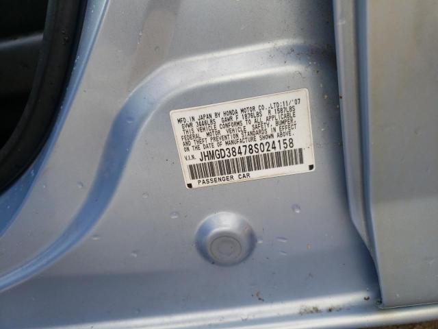 Photo 12 VIN: JHMGD38478S024158 - HONDA FIT 