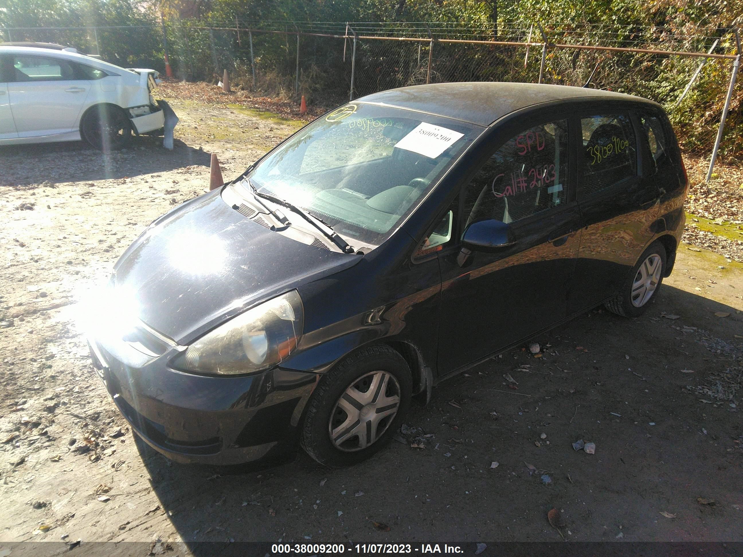 Photo 1 VIN: JHMGD38487S066045 - HONDA FIT 