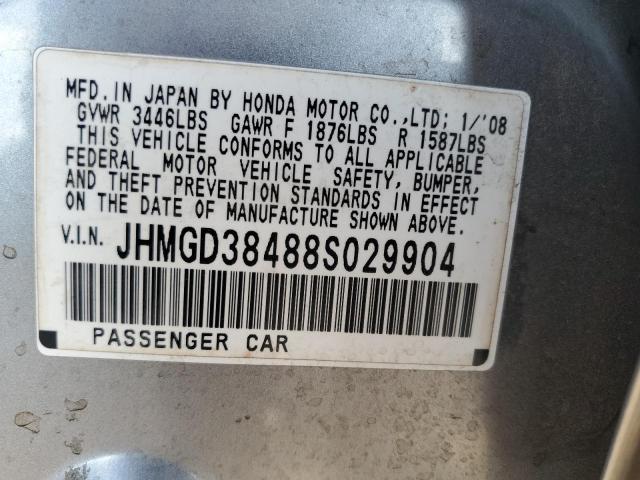 Photo 11 VIN: JHMGD38488S029904 - HONDA FIT 