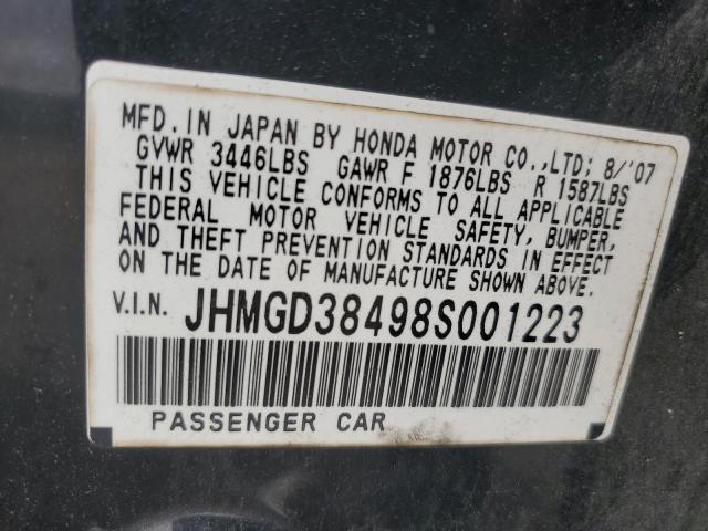 Photo 11 VIN: JHMGD38498S001223 - HONDA FIT 