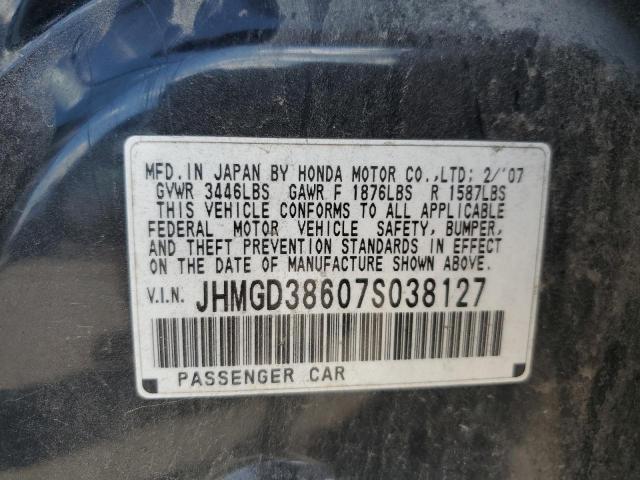 Photo 11 VIN: JHMGD38607S038127 - HONDA FIT S 