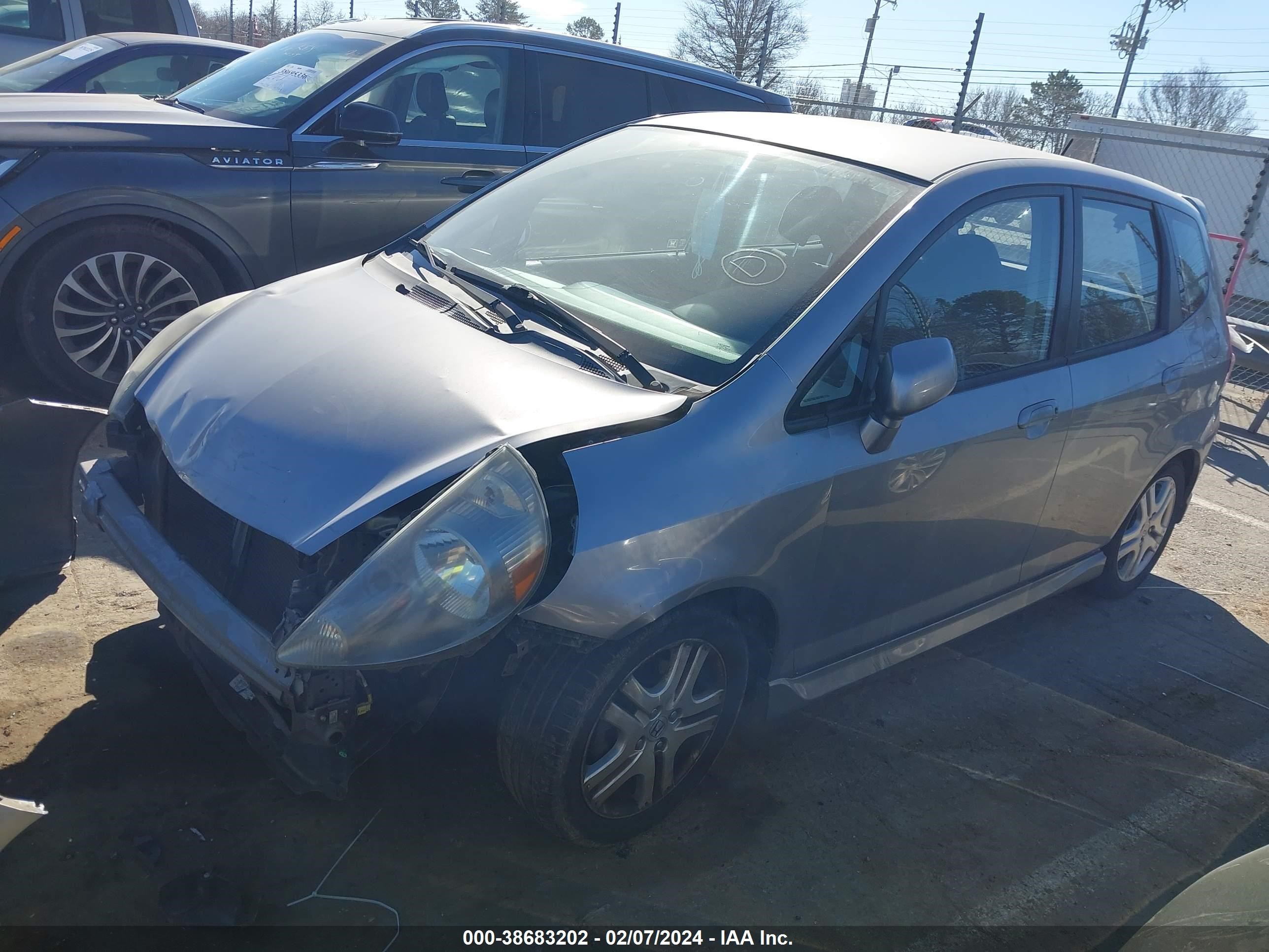 Photo 1 VIN: JHMGD38617S058029 - HONDA FIT 