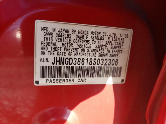 Photo 11 VIN: JHMGD38618S032306 - HONDA FIT 