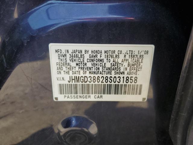 Photo 11 VIN: JHMGD38628S031858 - HONDA FIT 