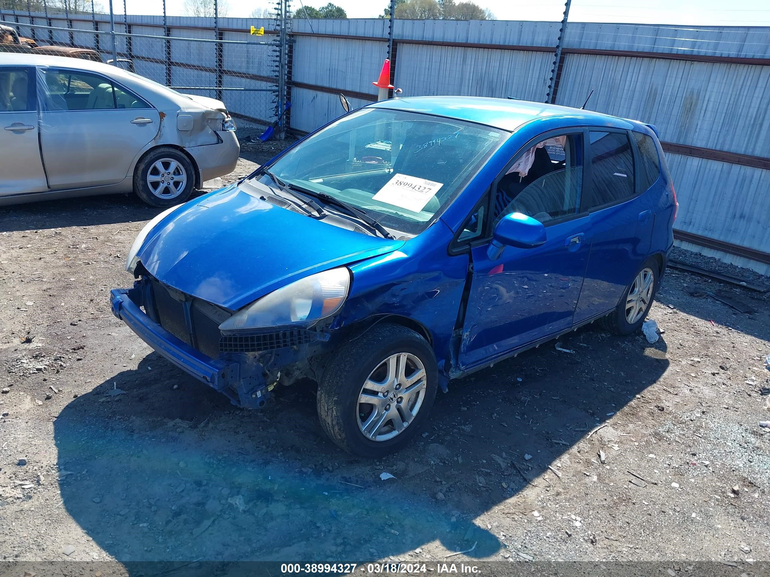 Photo 1 VIN: JHMGD38637S019507 - HONDA FIT 